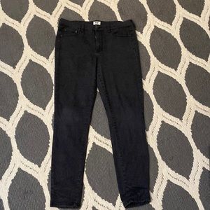High Waisted Jeggings: Black, Size 12, Tokyo Darling